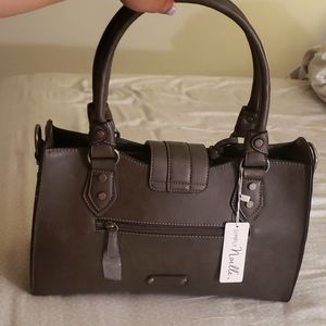 Charcoal handbag